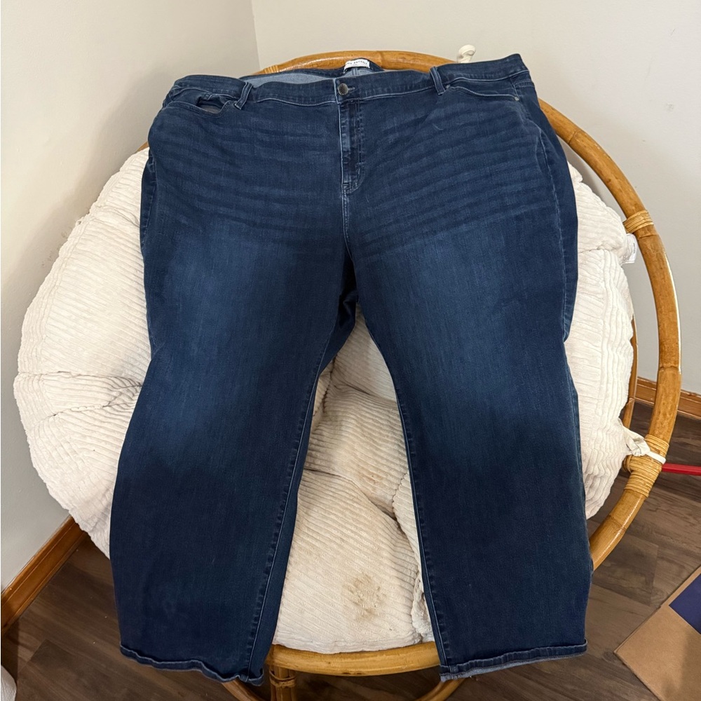 SIZE 38/40 - Lane Bryant Dark Wash Stretch Jeans